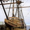Plymouth Harbor: Nachbau der Mayflower aus dem Jahre 1620