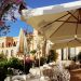 Taormina: Die Frühstücksterrasse im Hotel San Domenico Palace