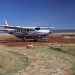 Ankunft in der Mara (Mara Serena Airstrip)
