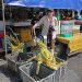 Lachau Markt: Christa bei der Zuckerrohr-Verarbeitung