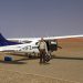 Scenic Air auf dem Airstrip der Sossusvlei Desert Lodge