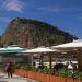 Strandrestaurant vor dem Morro do Leme