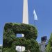 Obelisk (das Wahrzeichn von Buenos Aires auf dem Plaza de la Republica)