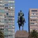 Montevideo: Reiterstandbild von General Artigos, Plaza Independencia